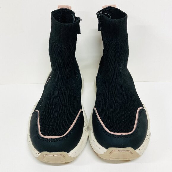 Zara Girls Boots Sock Sneaker High Tops Size 30 US 12.5 black - Picture 4 of 10